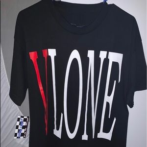Vlone Black/Red Tee